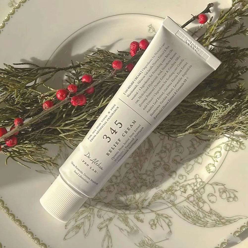 345 Relief Cream Korean Dr.Althea Antioxidant Relief Cream Soothing Hydrating Repair Clean Acne for Oily Skin Care