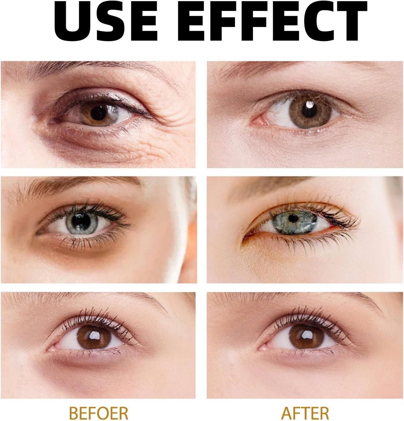 Retinol Intense Reactivating Eye Cream,Retinol Eye Cream,Anti Aging Eye Cream,Under Eye Cream,Eye Cream for Dark Circles and Puffy Eyes,Eye Bags Remover,Eye Cream anti Aging,Anti Wrinkle Eye Cream